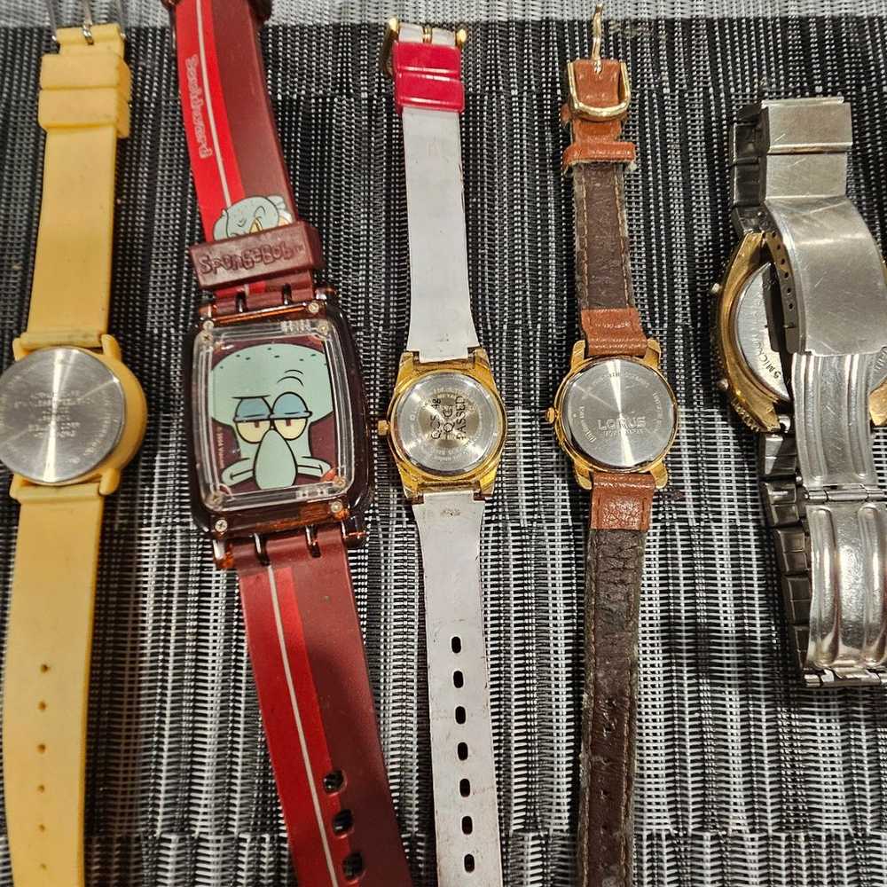 Lot of 13 Vintage watches Disney Mickey Dr Seuss … - image 10