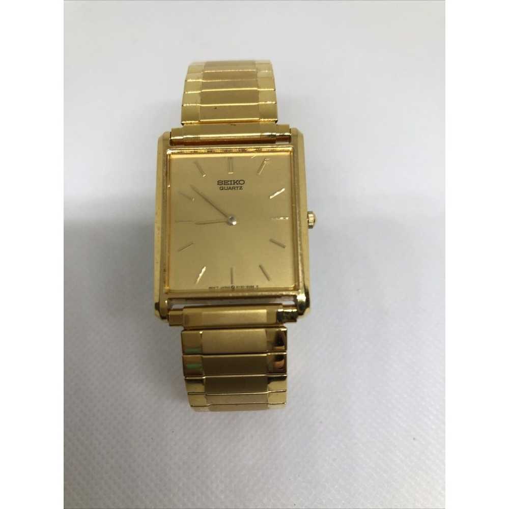 Vintage Seiko Woman’s  5Y30-5069 Gold Tone Dial Q… - image 3