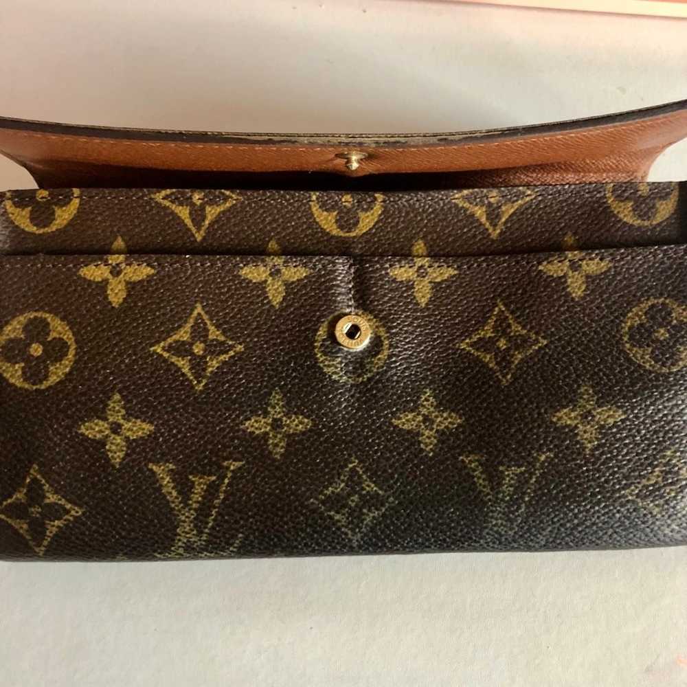 Vintage Louis Vuitton Monogram Sarah Long Wallet - image 7