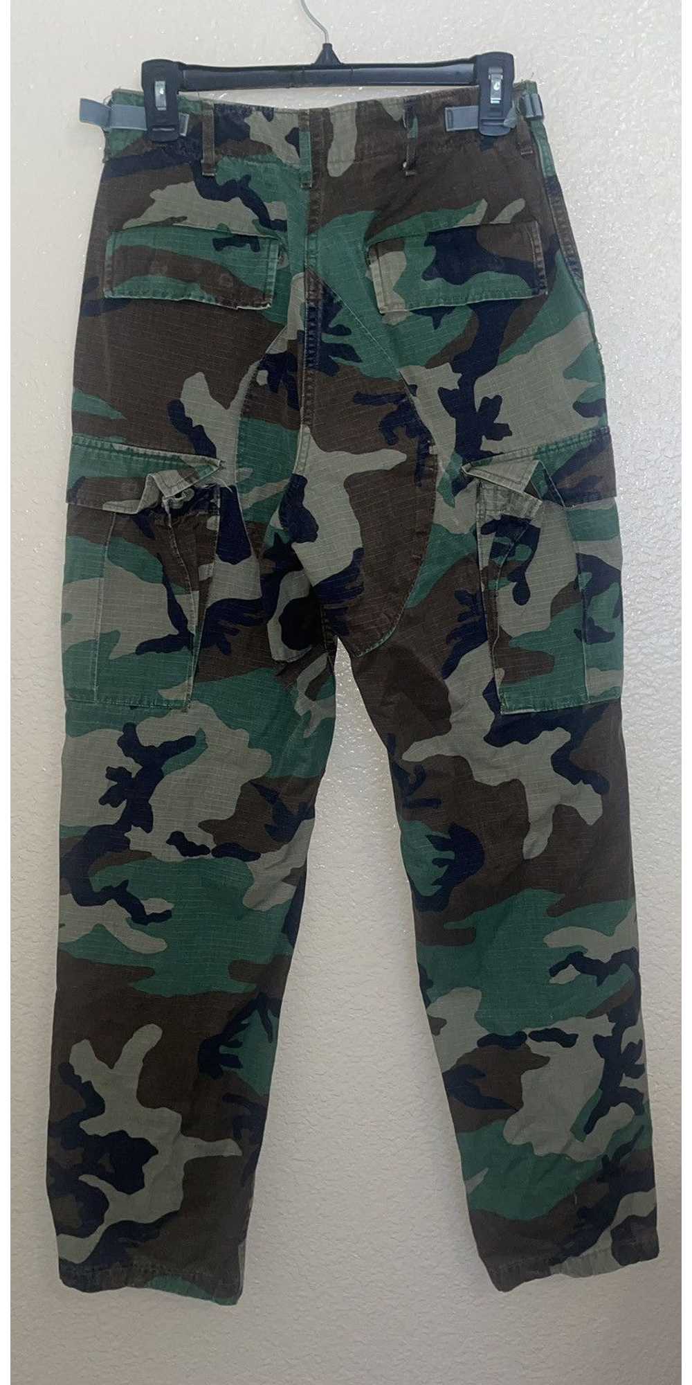 Vintage Camouflage camo military pants military w… - image 2