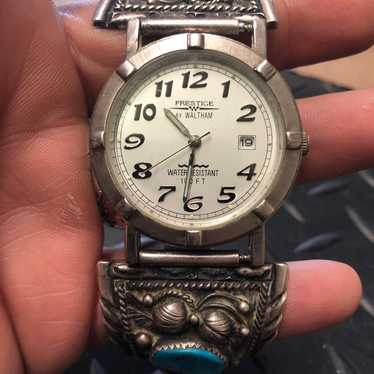 Vintage Navajo sterling silver watch