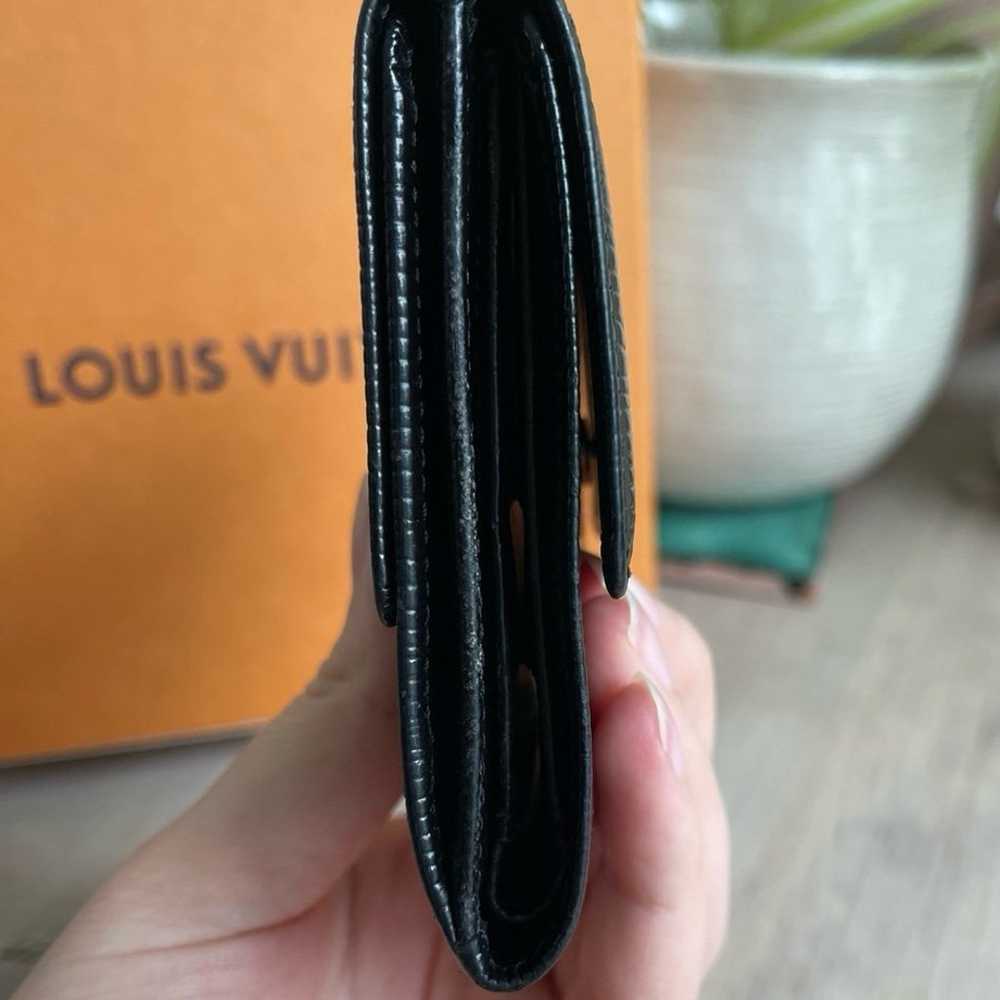 Louis Vuitton Black Epi Leather Compact Wallet - image 10