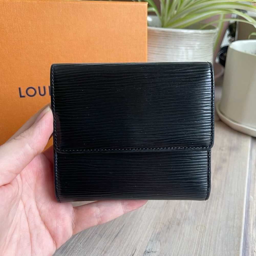 Louis Vuitton Black Epi Leather Compact Wallet - image 12