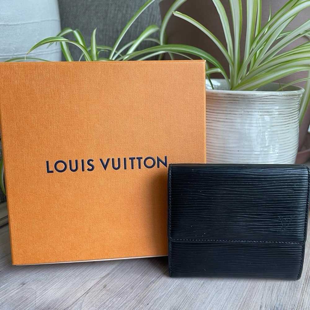 Louis Vuitton Black Epi Leather Compact Wallet - image 1