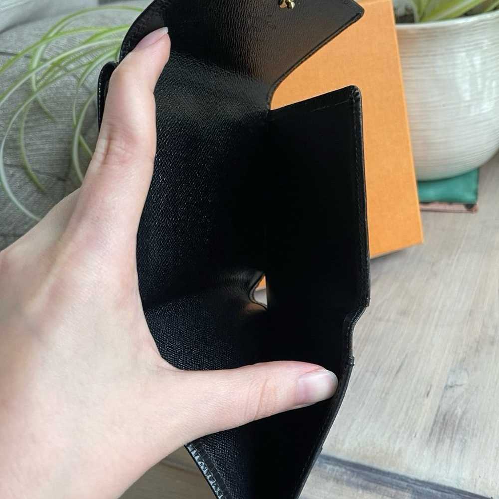 Louis Vuitton Black Epi Leather Compact Wallet - image 4