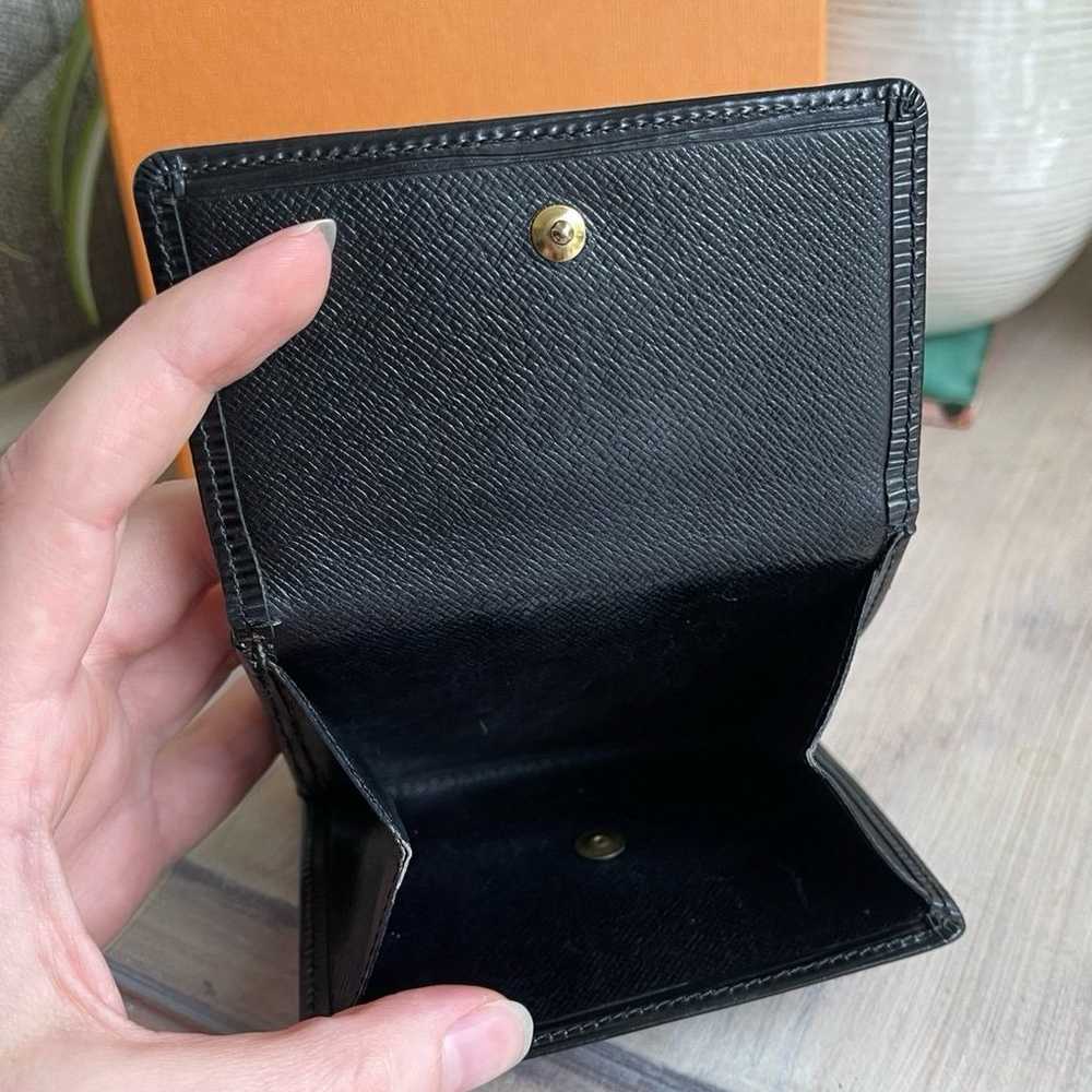 Louis Vuitton Black Epi Leather Compact Wallet - image 5