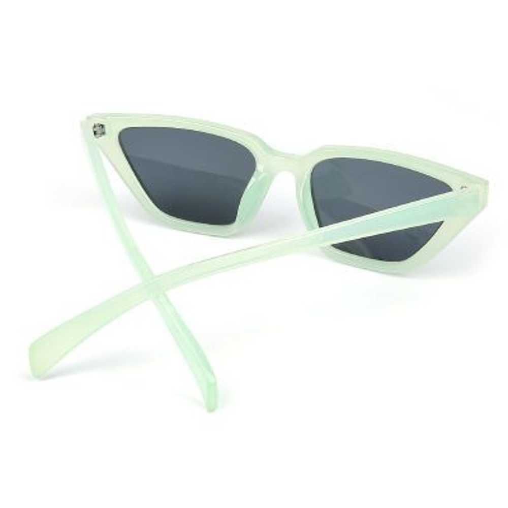 Green Frame Cat Eye Sunglasses Wholesale Custom V… - image 1