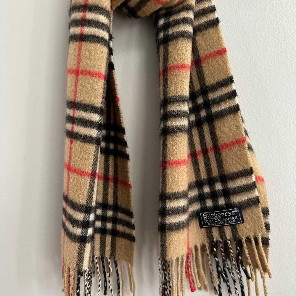 Vintage Burberry nova check scarf - image 5