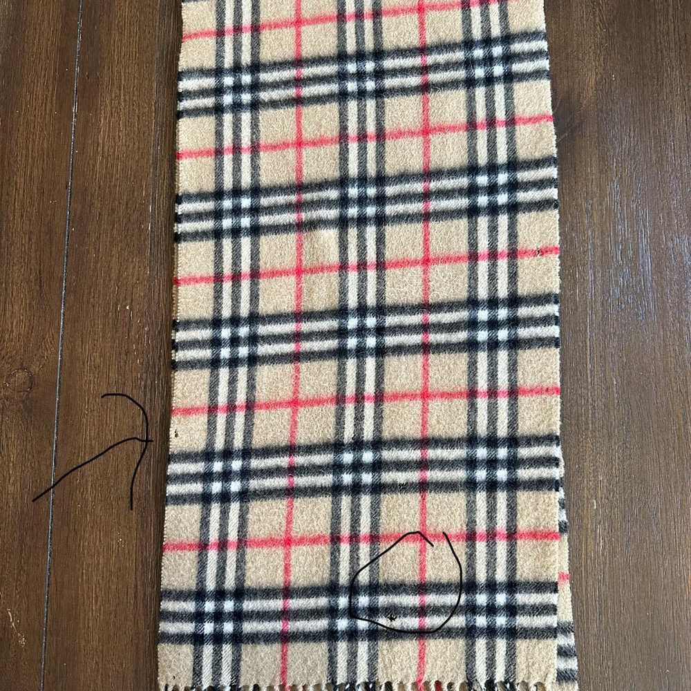 Vintage Burberry nova check scarf - image 9