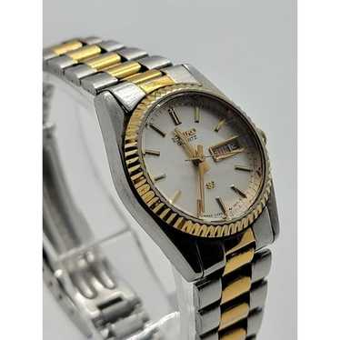 Seiko SQ Day/Date Women's Vintage Two Tone Watch … - image 1