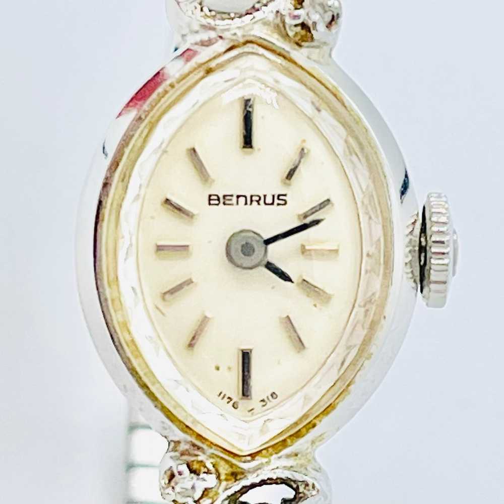 Rare Vintage Benrus Diamond Gold Watch - image 6