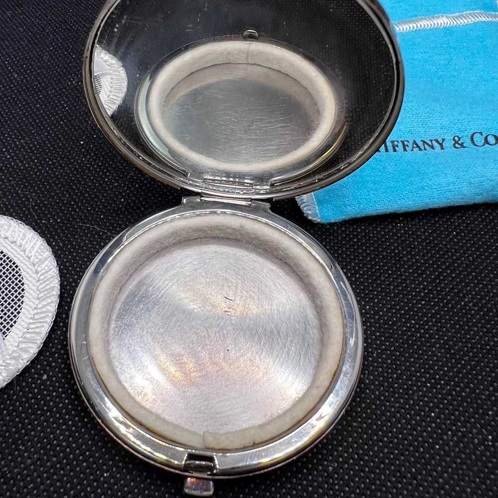 Vintage Tiffany and Co Sterling Silver Powder Com… - image 11