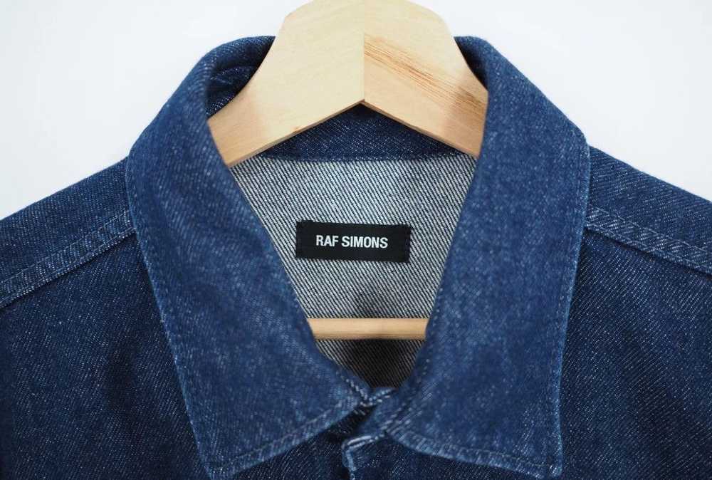 Raf Simons Raf Simons blue denim shirt jacket - D… - image 5