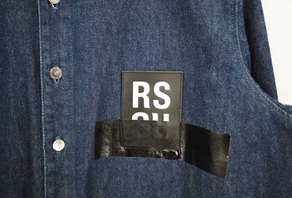 Raf Simons Raf Simons blue denim shirt jacket - D… - image 6