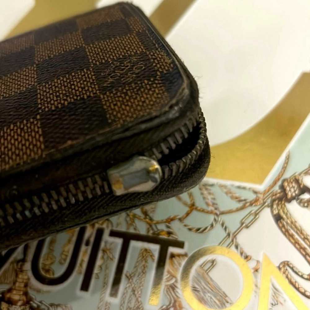 LOUIS VUITTON Ebene Damier Zippy Wallet 100% AUTH… - image 12