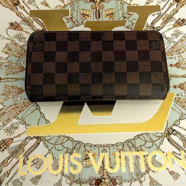 LOUIS VUITTON Ebene Damier Zippy Wallet 100% AUTH… - image 1