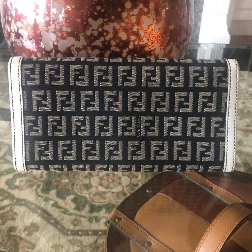 Authentic Fendi Zucca Long Wallet Nice - image 4