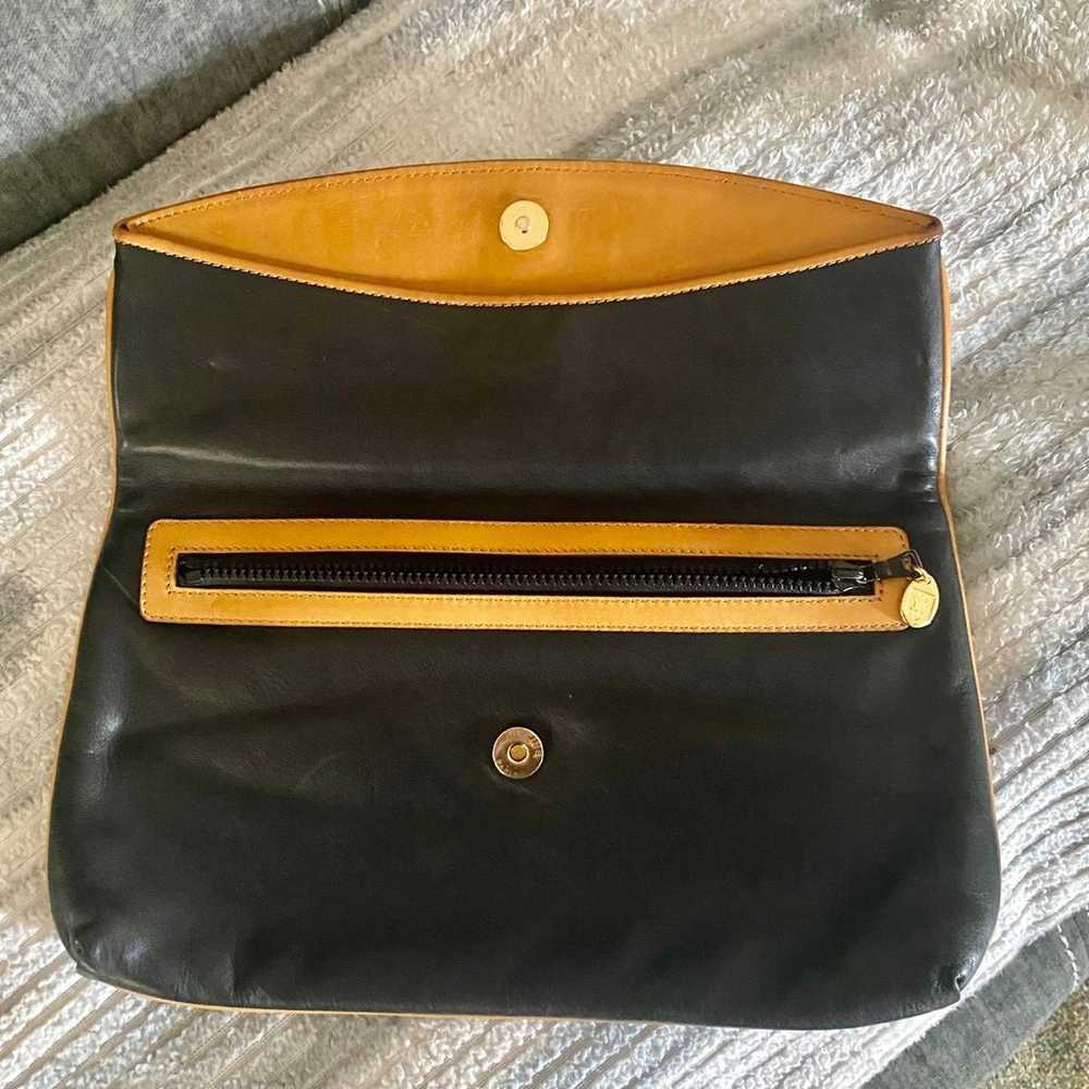 Beautiful Black Leather Celine Clutch - image 3