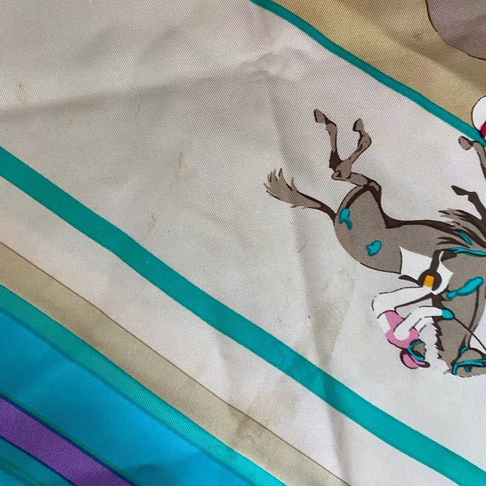 Hermes Vintage Scarf Silk - image 3