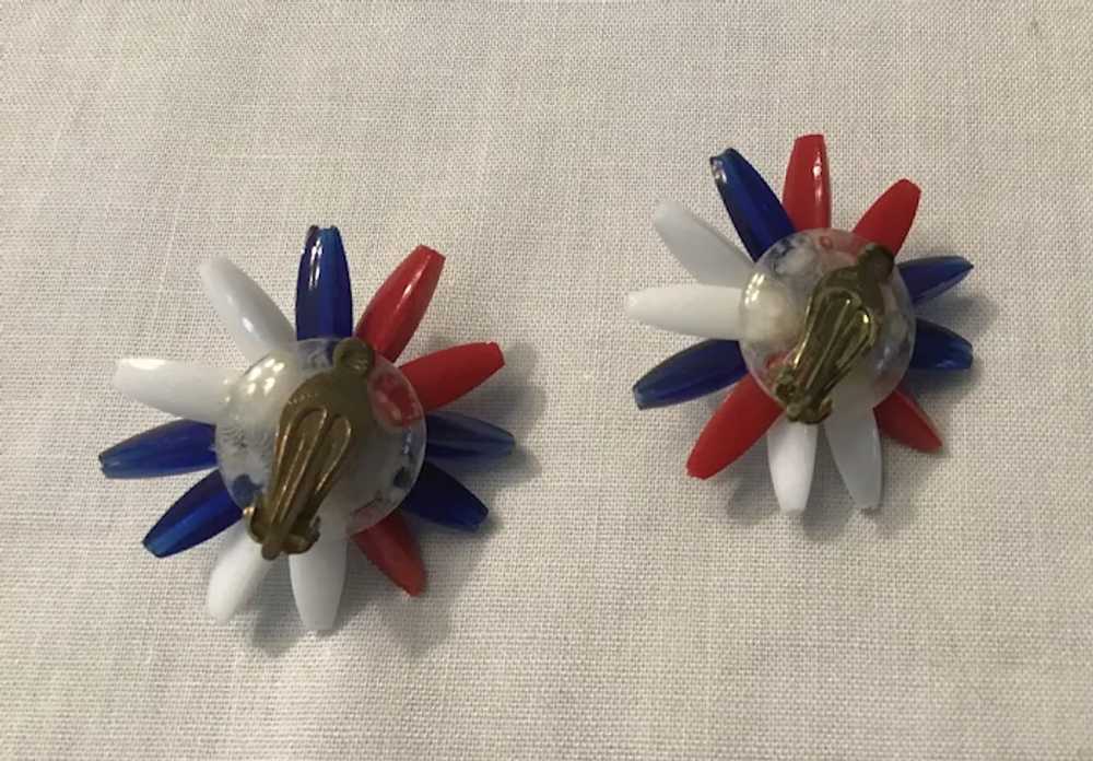 Vintage W. Germany Red, White and Blue Plastic Be… - image 3