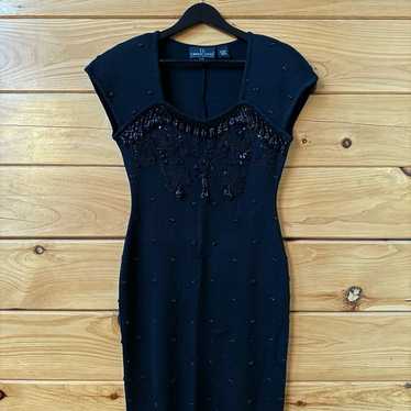 vintage black dress - image 1