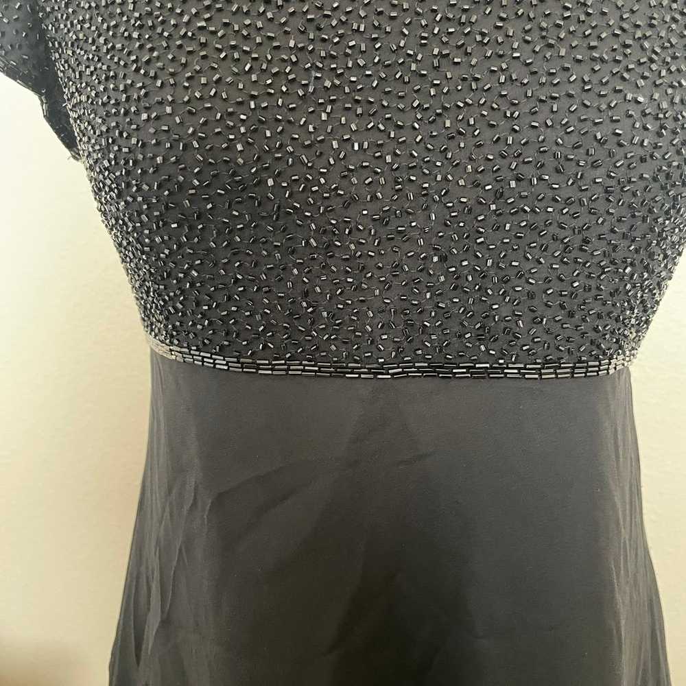 Silk Black Dress Size 6 - image 2