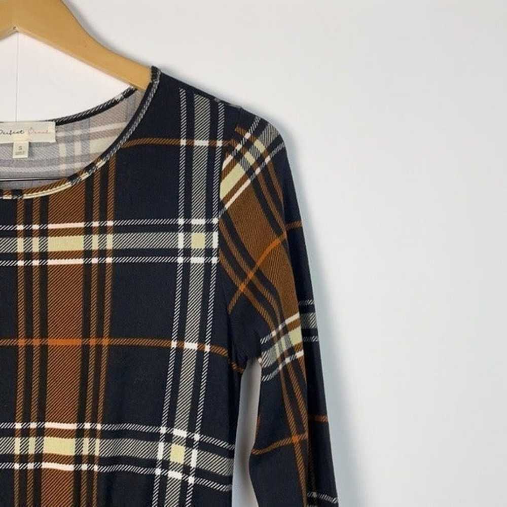 PerfectPeach Vintage Women Long Sleeve Plaid Dress - image 3