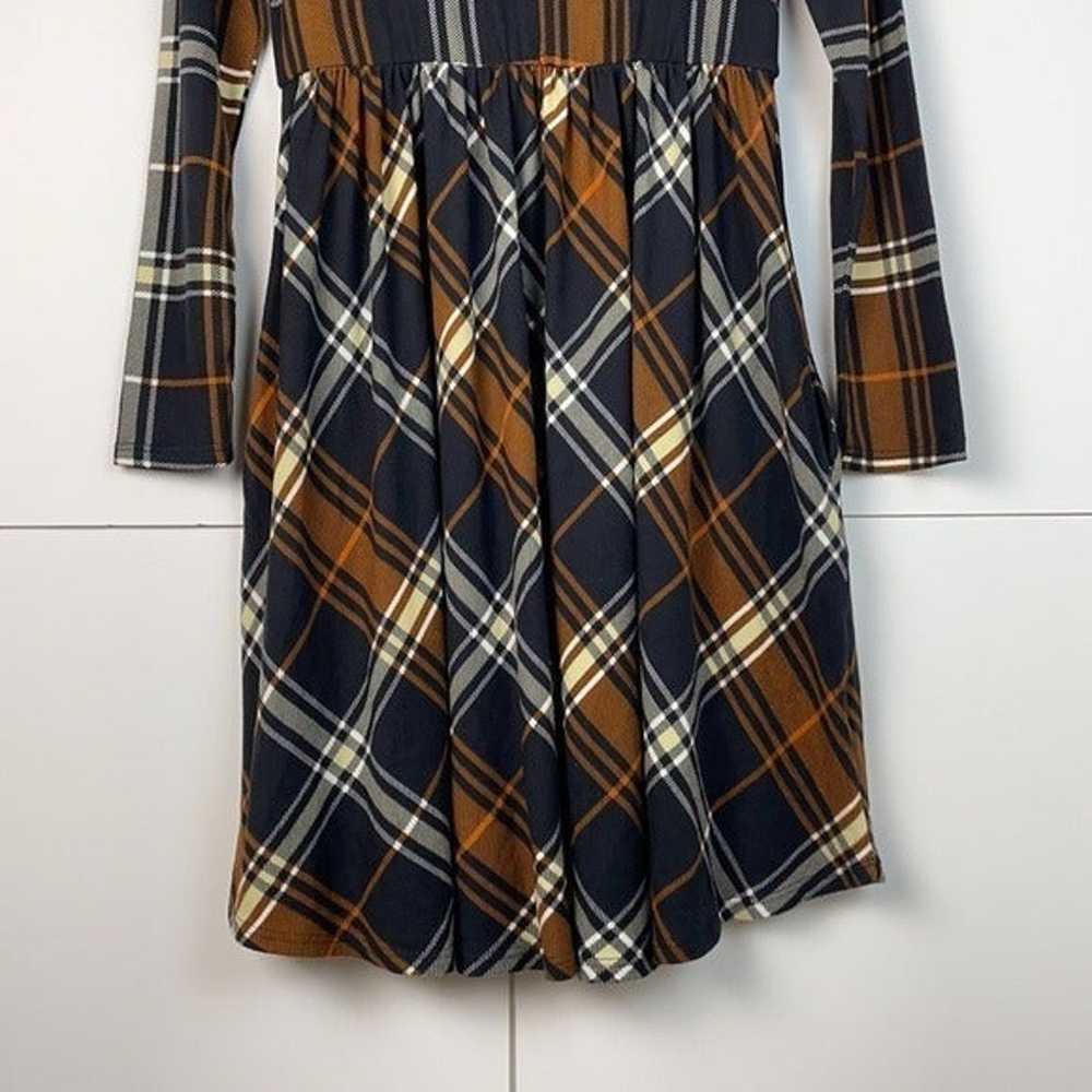 PerfectPeach Vintage Women Long Sleeve Plaid Dress - image 4