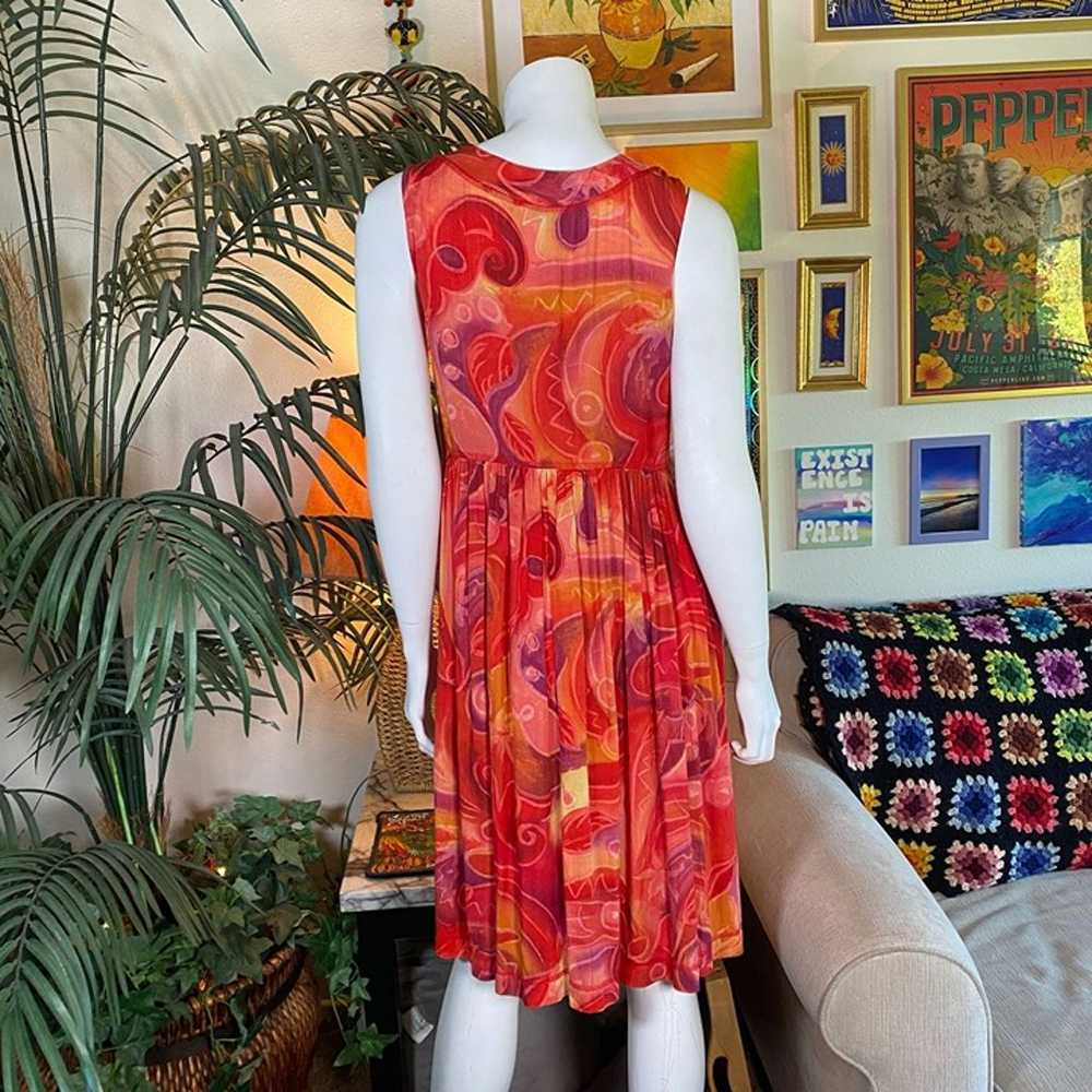 Vintage Carole Little Orange Dress - image 2