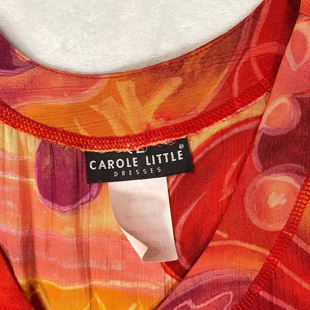 Vintage Carole Little Orange Dress - image 4