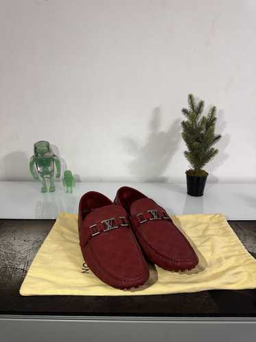 Louis Vuitton Red Mocasines