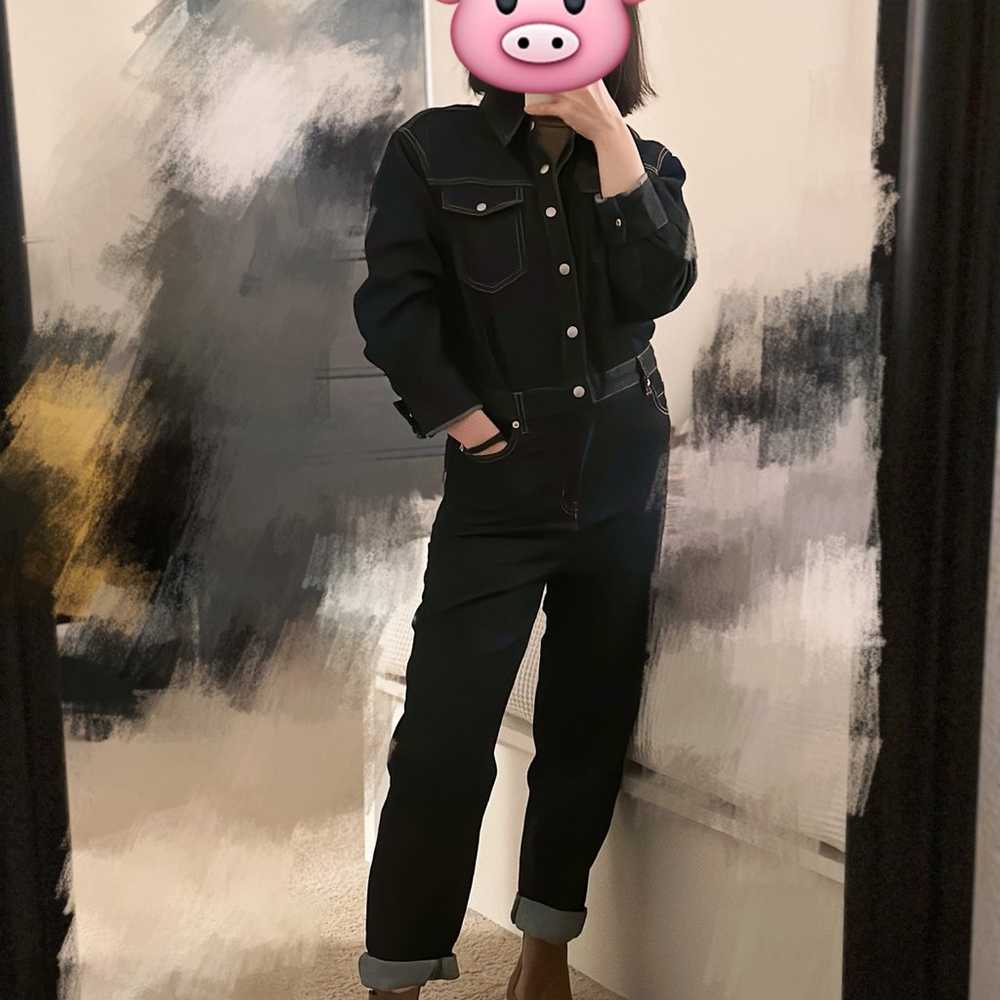 Vintage Jean Jumpsuit - image 2