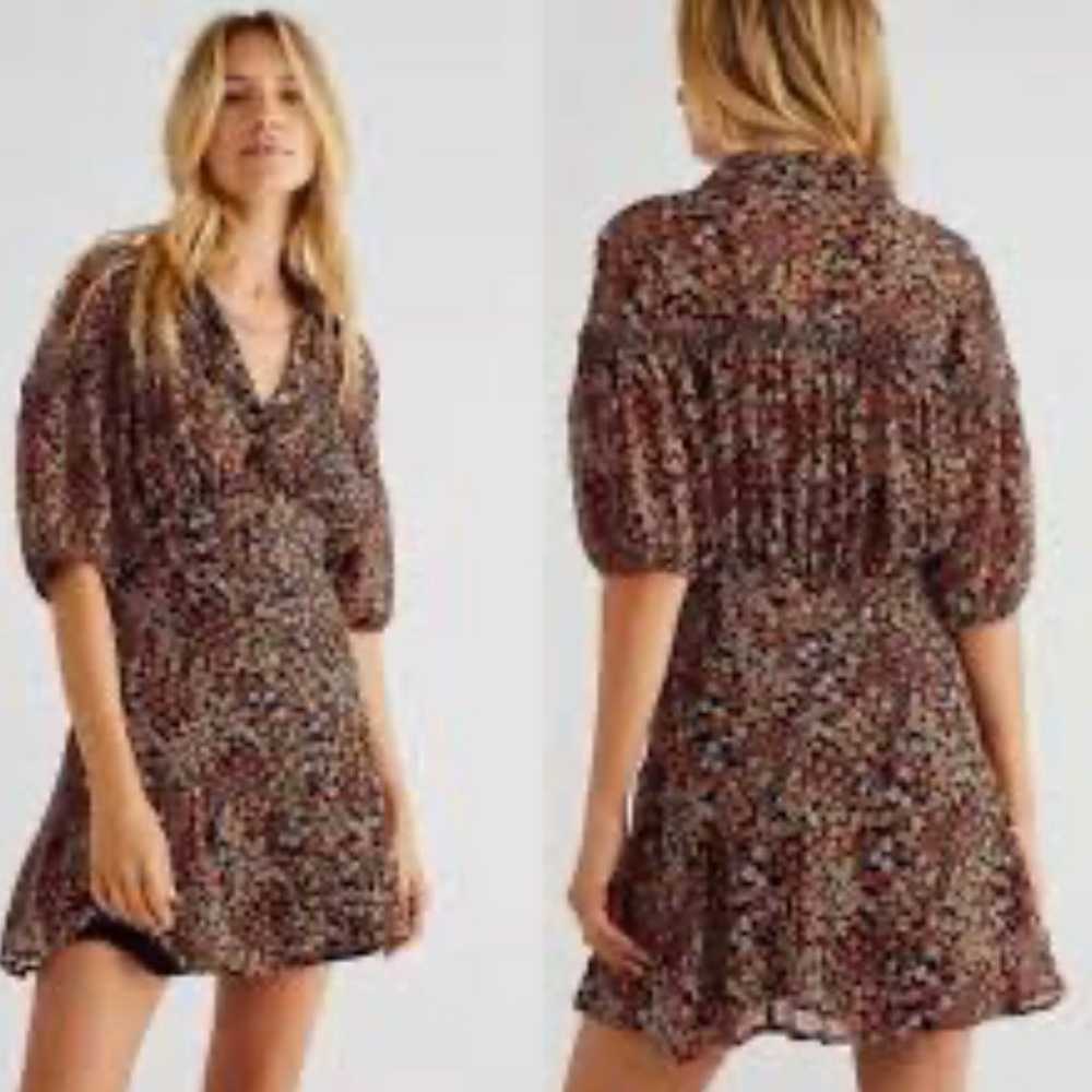 Free People  Bonnie Floral Mini Dress - image 2