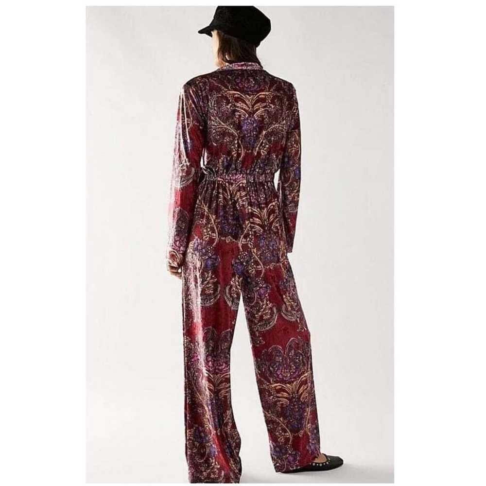 Free People Delphine Velvet Jumpsuit - image 6