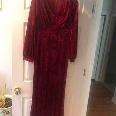 Red Velvet Gown