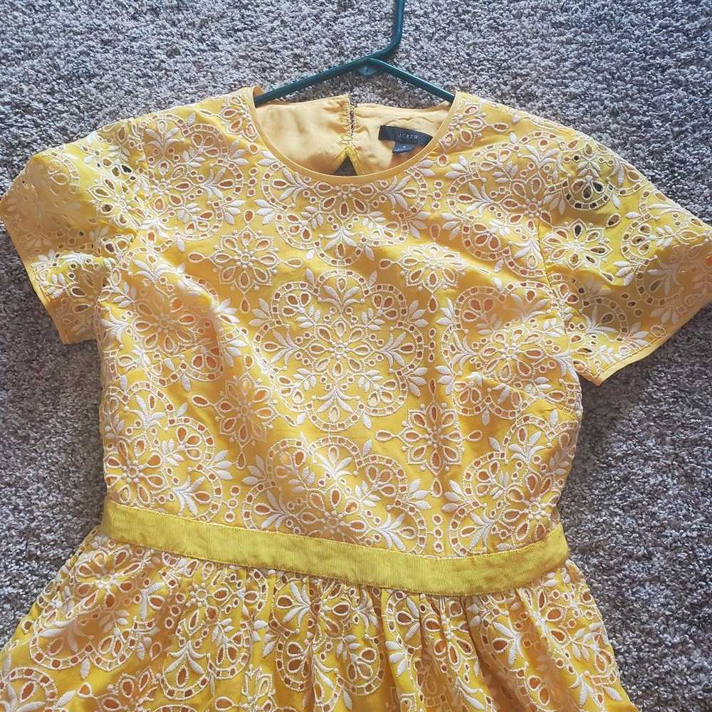 Yellow J.Crew short sleeved dress - image 2