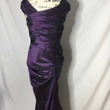 XSCAPE vintage deep purple formal dress - image 1