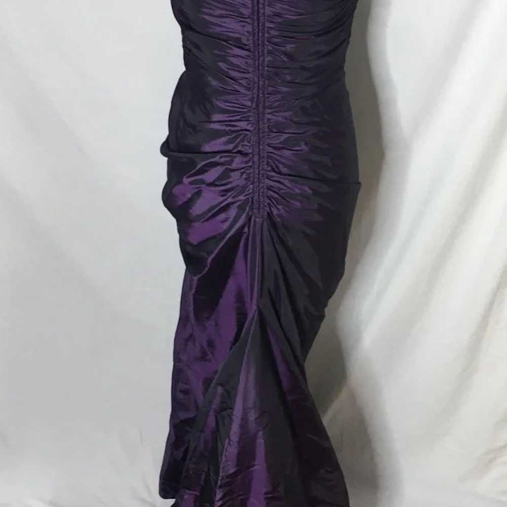 XSCAPE vintage deep purple formal dress - image 7