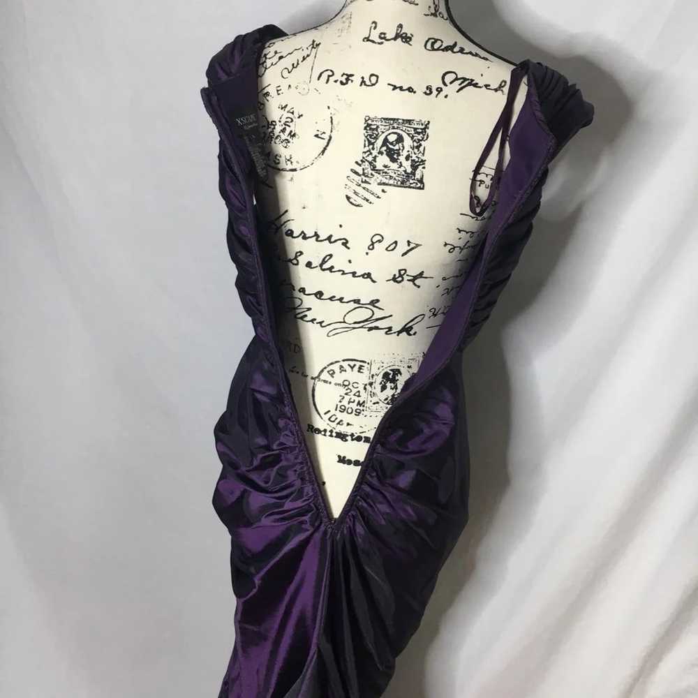 XSCAPE vintage deep purple formal dress - image 9