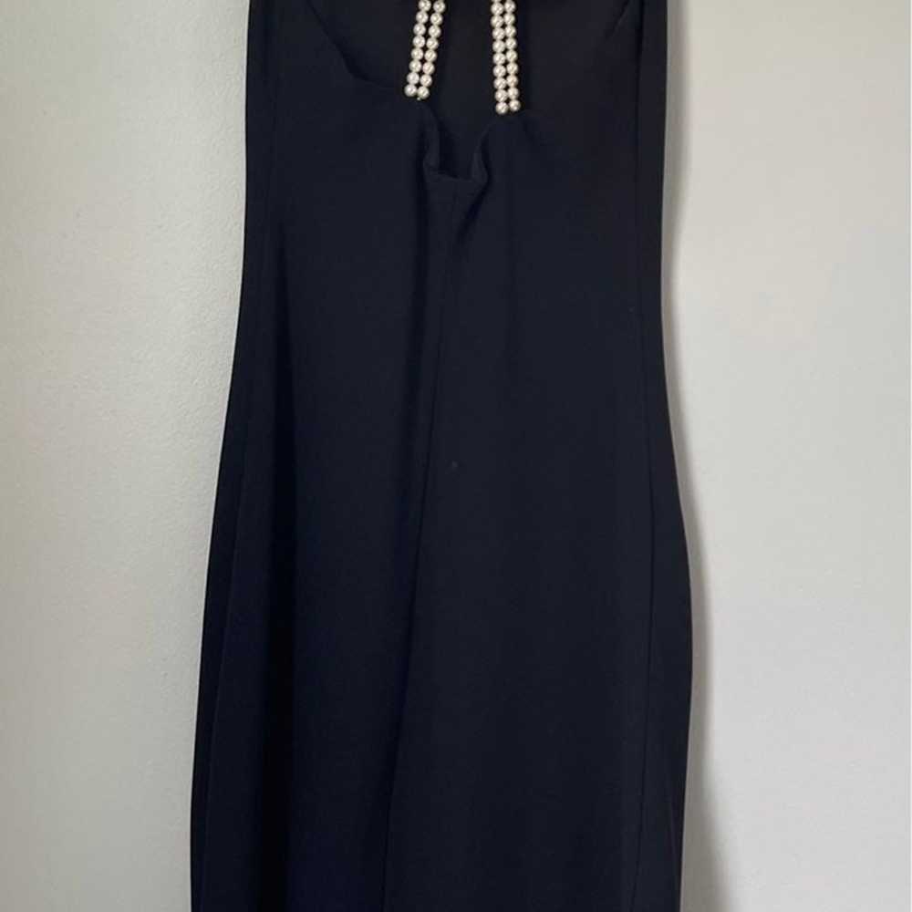 Vintage Donna Ricco Black Formal Dress wedding gu… - image 4