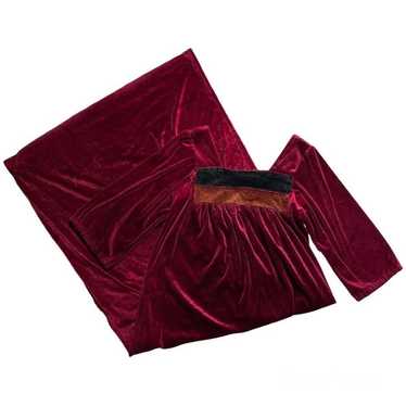 vintage velvet dress - image 1