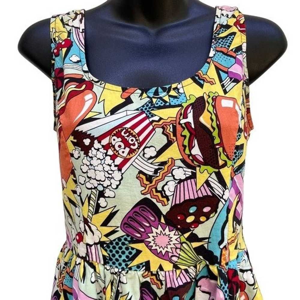 Folter Sleeveless Fit & Flare Retro Pop Comic Nov… - image 3