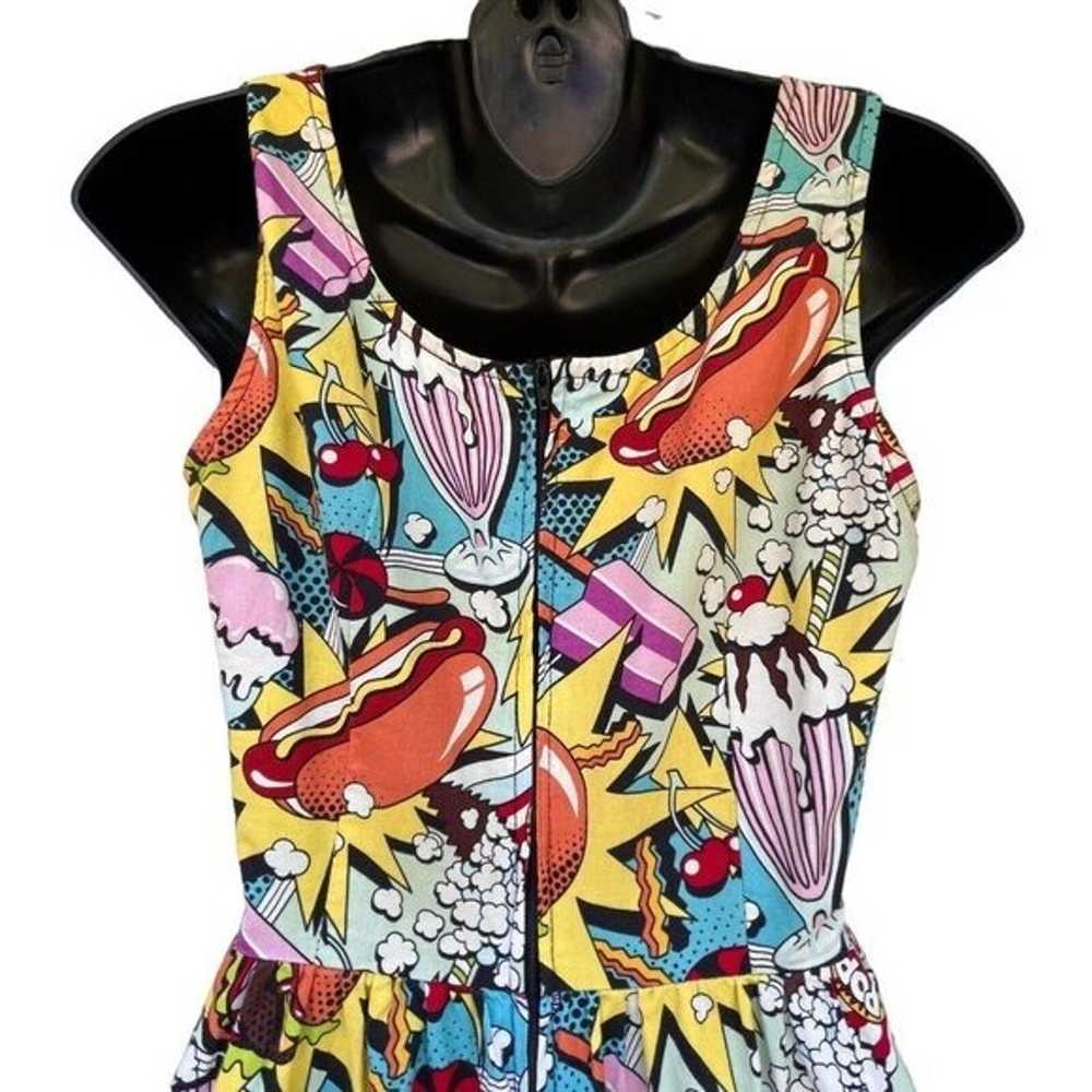 Folter Sleeveless Fit & Flare Retro Pop Comic Nov… - image 7