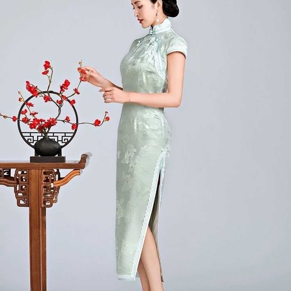 Traditional Cheongsam Qipao 真丝花罗旗袍 Elegant Dress … - image 7