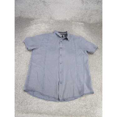 Prana Prana Shirt Mens Medium Blue Slim Button Up… - image 1