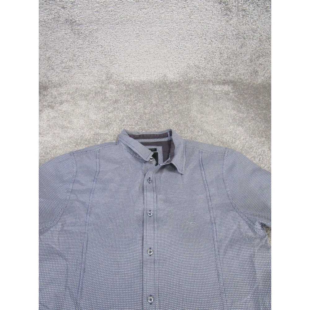 Prana Prana Shirt Mens Medium Blue Slim Button Up… - image 2