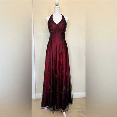 red prom dress goth romantic - image 1