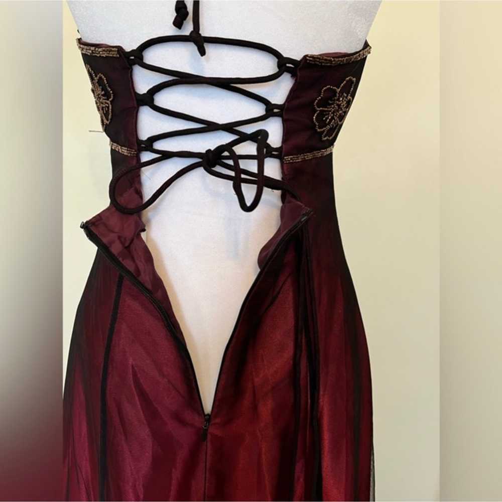 red prom dress goth romantic - image 8