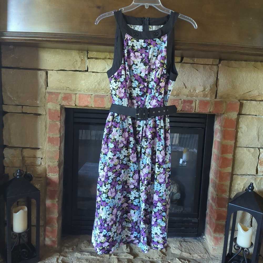 Unique Vintage floral halter dress - image 2