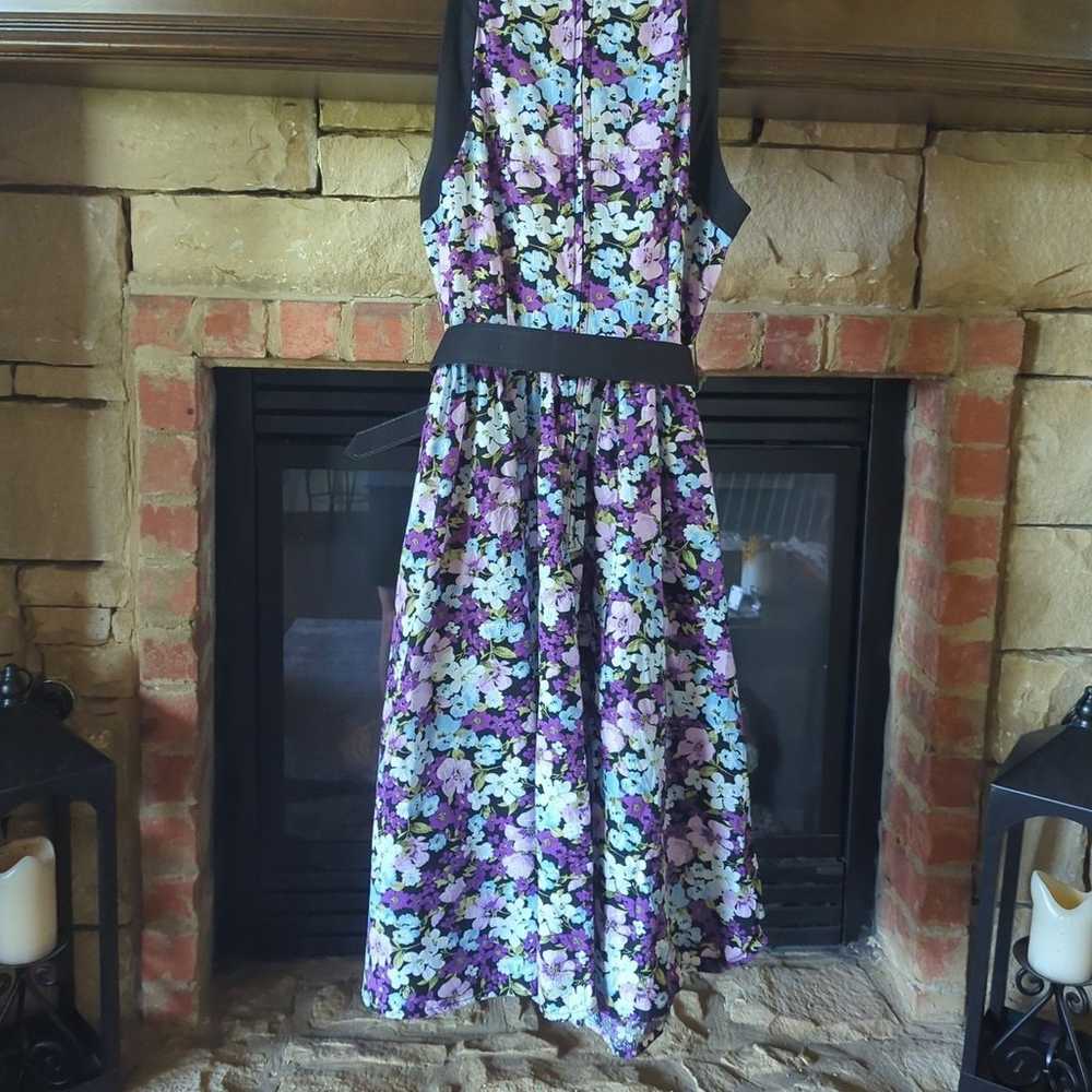 Unique Vintage floral halter dress - image 4